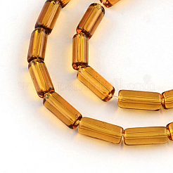 Прозрачные стеклянные бусины&nbsp;GLAA-R162-10x4-M