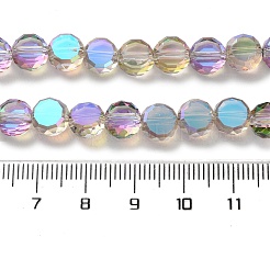 Стеклянные бусины с гальваническим покрытием &nbsp;EGLA-C010-01A-HR02