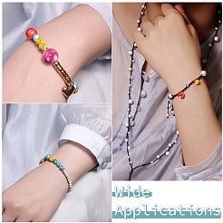 350 шт. 4 стиля лазерных непрозрачных акриловых бусин&nbsp;OACR-CJ0002-22