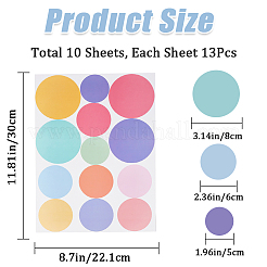 ПВХ пластиковая наклейка для аксессуаров для украшения стен AJEW-WH0007-05C