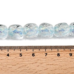 Fili di perline di lampwork in lamina fatti a mano&nbsp;FOIL-C002-01F