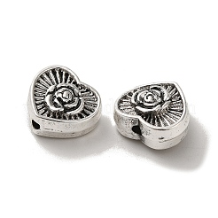 Сплавочные овальные бусины тибетского стиля  PALLOY-P302-10C-AS