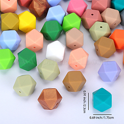 Perle focali esagonali in silicone&nbsp;SI-JX0020A-71