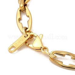 2 шт. 2 стиля ожерелий из нержавеющей стали 304 с цепочкой с перекрестными звеньями для пары NJEW-JN05433