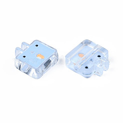 Прозрачные акриловые бусины ACRC-S039-10