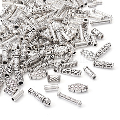 Сплавочные овальные бусины тибетского стиля &nbsp;TIBEB-TA0001-18AS