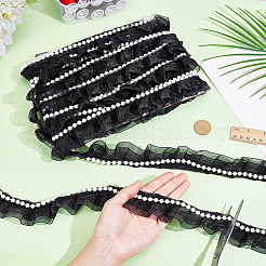 Шифоновая складчатая лента&nbsp;OCOR-WH0070-205A