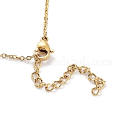 Colliers à pendentif en strass puzzle&nbsp;NJEW-F318-11G