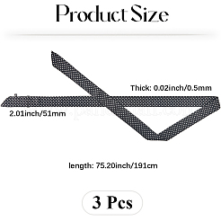 Длинный шелковый шарф из полиэстера с узором в горошек для женщин и девочек AJEW-WH20042-79D