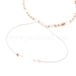 Verstellbarer Nylonfaden geflochtene Perlen Armbänder&nbsp;BJEW-JB05584