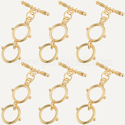 10 комплект латунных застежек-тоглов KK-BBC0021-03