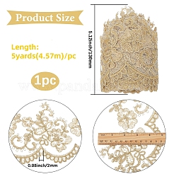 5 iarda di fibra per cucire da ricamo in pizzo&nbsp;DIY-GF0011-02