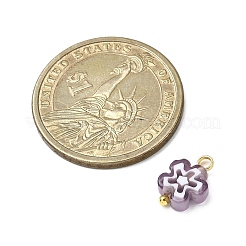 Подвески миллефиори из стекла ручной работы PALLOY-JF04572-01