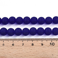 Прозрачные стеклянные бусины GLAA-T032-T8mm-MD15