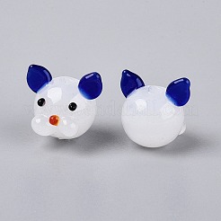 Perles vernissées manuelles&nbsp;LAMP-Q039-11F