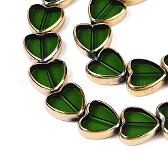 Стеклянные бусины с гальваническим покрытием &nbsp;EGLA-T021-23D