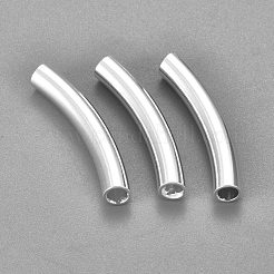 Изогнутые трубчатые бусины из нержавеющей стали 304&nbsp;STAS-P128-02S