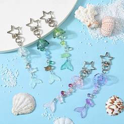 Подвесные украшения из стекла и акрила KEYC-FS00033-04