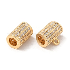 Подвески из латуни с микропаве и кубическим цирконием&nbsp;KK-B074-60G