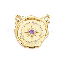 Латунные прозрачные соединители с кубическим цирконием KK-T004-103-NF