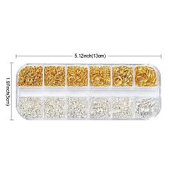 1280 шт. Железные открытые прыжковые кольца IFIN-YW0003-53