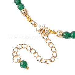 Ожерелья из белого нефрита и аметиста NJEW-JN05340