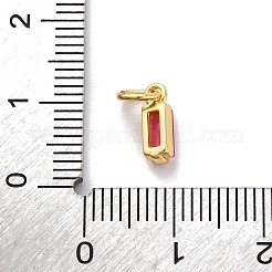 Латунь прокладывает кубические циркониевые прелести KK-F894-13G-05