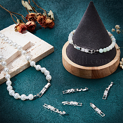 10 шт. застежка для часового ремешка из латуни с прозрачным кубическим цирконием&nbsp;KK-BC0013-67S