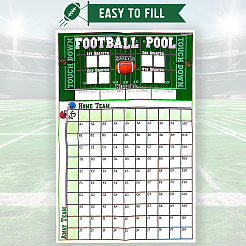 Плакат на стене футбольного бассейна&nbsp;AJEW-WH20077-012B