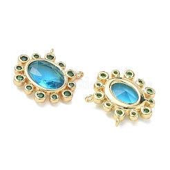 Ciondoli di zirconi in ottone&nbsp;KK-G419-04G-04