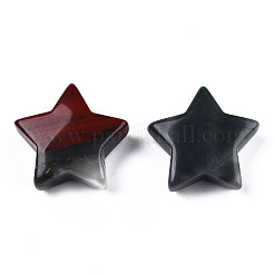 Pietre di preoccupazione a forma di stella di agata naturale di sangue&nbsp;G-T132-002A-15