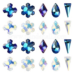 11шт k9 стеклянные подвески со стразами GLAA-TZ0001-02