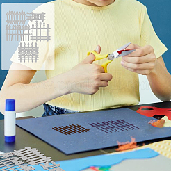Zaun-Stanzschablonen aus Kohlenstoffstahl&nbsp;DIY-WH0309-1463