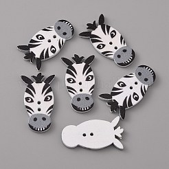 Набивные деревянные пуговицы&nbsp;WOOD-TAC0014-21E