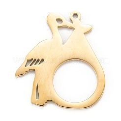 Pendentifs en acier inoxydable 304 avec placage ionique (IP)&nbsp;LS-STAS-P280-18G
