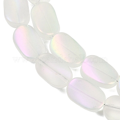 Стеклянные бусины с гальваническим покрытием &nbsp;EGLA-C009-01B-HR02