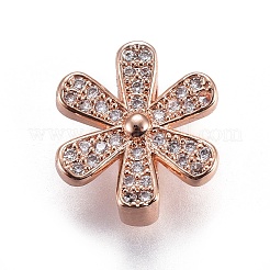 Латунные микро проложить кубического циркония слайд подвески ZIRC-F094-23-RS