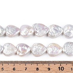 Нити натуральных бусинок из зернистого жемчуга кеши в стиле барокко PEAR-S022-A