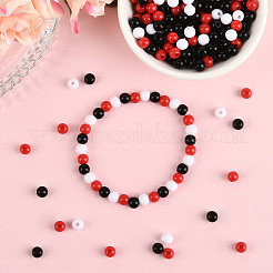 3 цвет непрозрачных акриловых бусин&nbsp;MACR-SP0001-94A