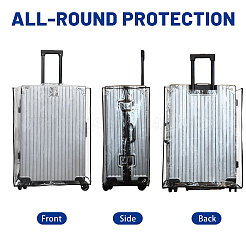 Funda de PVC transparente para equipaje&nbsp;AJEW-WH0485-02B