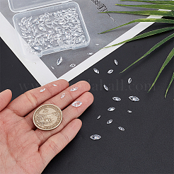 150 Stück Zirkonia-Cabochons mit spitzer Rückseite&nbsp;ZIRC-HY0001-15