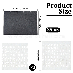 25 лист бумаги для переплета разделители&nbsp;AJEW-CP0009-49A