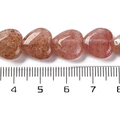 Природного кварца клубники нитей бисера G-I372-A17-01