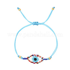 Браслеты из стеклянных бусин от сглаза FP0474-1