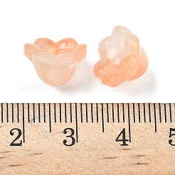 Прозрачные шапочки из стеклянных бусин GLAA-B028-01D