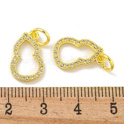 Латунные микро проложить кубического циркония подвески&nbsp;KK-L075-015G