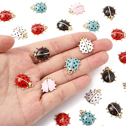 24шт 5 стиля подвески из сплава с эмалью&nbsp;ENAM-FS0002-94