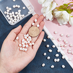 3 нить бусин из натурального культивированного пресноводного жемчуга&nbsp;PEAR-NB0001-06