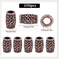 100 шт. бусины из цинкового сплава в тибетском стиле&nbsp;FIND-SP0001-95A