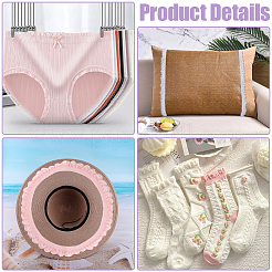 18м 6-х цветная эластичная кружевная отделка из полиэстера SRIB-GF0001-33